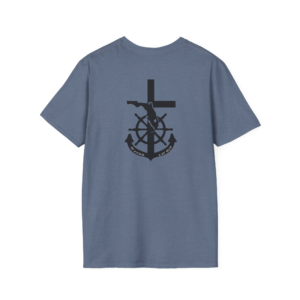 Hebrews 6:19 "My Anchor & My Helm" Short Sleeve Tee Florida Faith