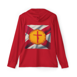 Florida Flag Tee Floridian Christian Light Weight Fishing Hoodie