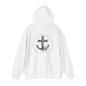 Hebrews 6:19 'Be Still and Know' Anchor Cross Hoodie